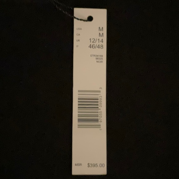 Elie Tahari leather The Amalia Pleated Mixed Media Sweater Dress
Color black - Picture 11 of 13